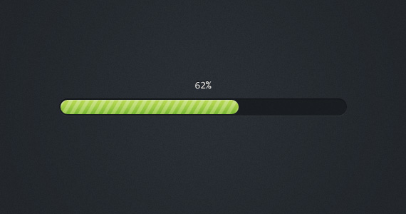 网页进度条psd素材 pretty little progress bar (psd