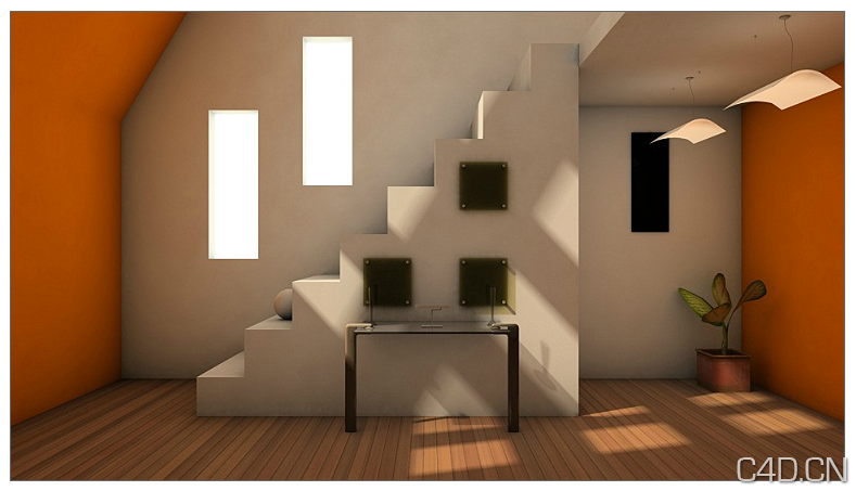 archc4d室内作品欣赏-楼梯设计［Stairs］ - C4D之家 - Snip20120717_6.png