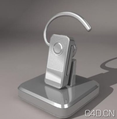 蓝牙耳机3D模型 Bluetooth headset - C4D之家 - 1347350191_515.jpeg