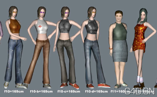 3D人物模型集 Character models - C4D之家 - Snip20121007_4.png