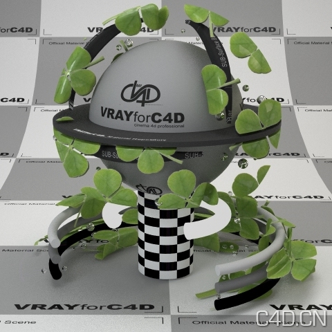 vray for c4d材质：Clovers - C4D之家 - clovers-1000.jpg