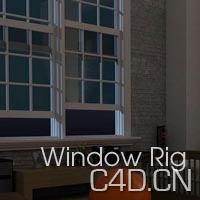 C4D窗户脚本：Window Rig v.1.0 - C4D之家 - Interior_Window-Rig_200.jpeg