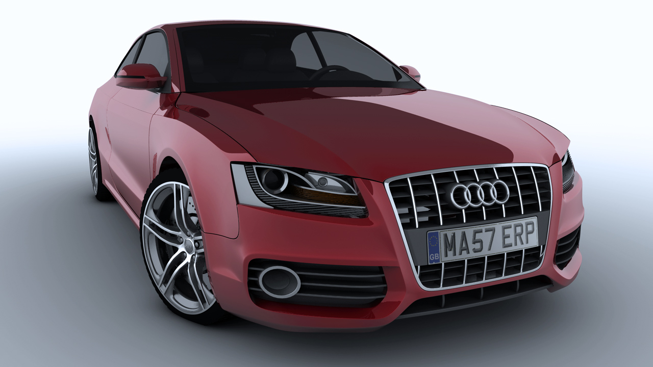 [C4D汽车模型]奥迪S5 Audi 3d models - C4D之家 - S5 Front Left.jpg