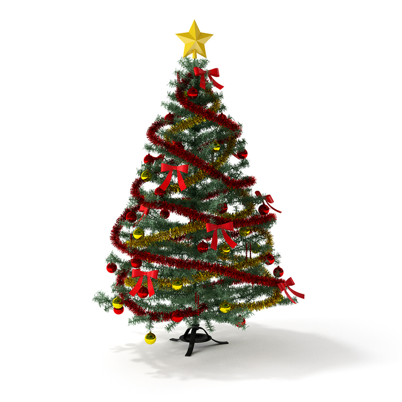 圣诞树c4d模型christmastree3dmodel