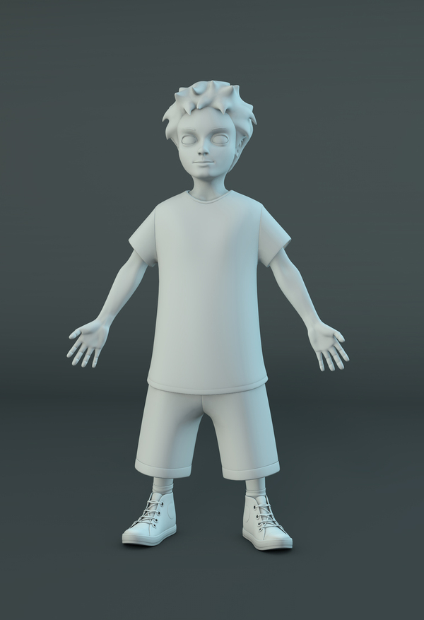 C4D做的小男孩模型 3D Child Model - C4D之家 - 6e6cc6022f888622c3cd175d9658f2e9.jpg