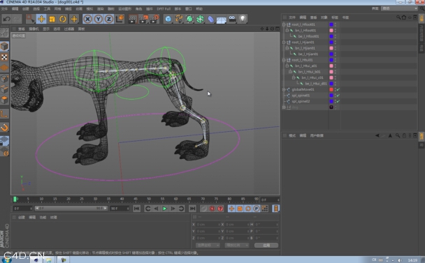 新线中视 c4dfree教程 骨骼绑定系列三 狗狗后腿部分02 - C4D之家 - 02.jpg