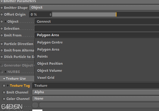 X-particles的emit from里没有texture怎么回事呢 - C4D之家 - 1803317n577db6bo3loqon.jpg