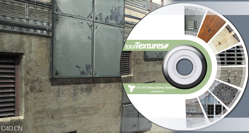 城市建筑材质贴图 3D Total: Textures V17 – Urban Extras Textures - C4D之家 - productmain_01333.jpg