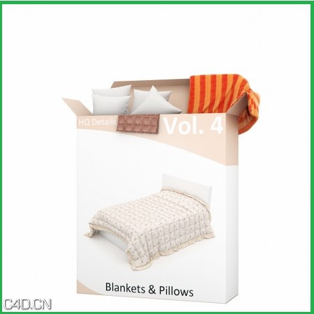 毛毯/枕头3D模型 Q Details – Vol.4 Blankets & Pillows - C4D之家 - 5b1369af9ab298be32db87a1aa5f2e7a.jpg