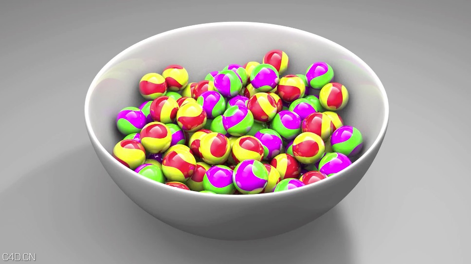 C4D动力学卡通小豆 Słodycze - Animacja Emitter - Poradnik-Candy - C4D之家 - cinema4d_ 2014-11-01 02.00.26.jpg