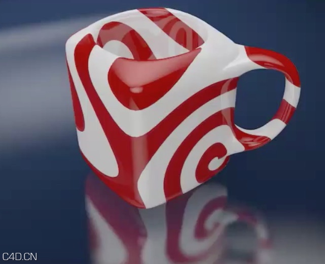 红色条纹咖啡杯建模贴图教程 How to Make a Coffee Cup in Cinema 4d - C4D之家 - cinema4d_ 2014-12-31 18.23.04.jpg