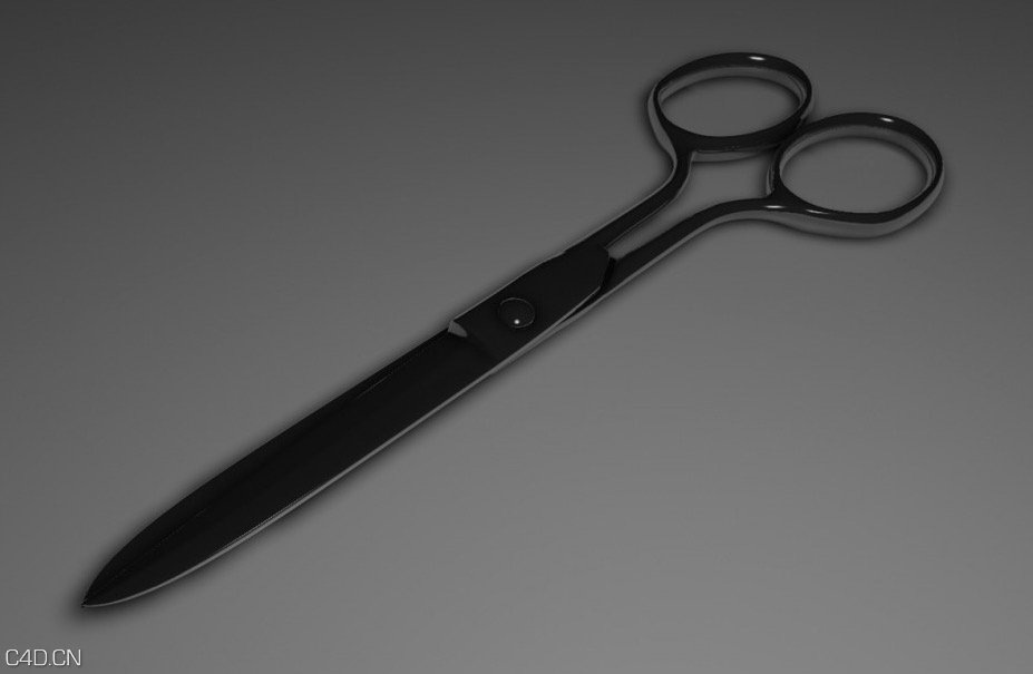 金属小剪刀C4D模型 Scissors, 3D model - C4D之家 - cinema4d_ 2015-01-08 15.01.52.jpg