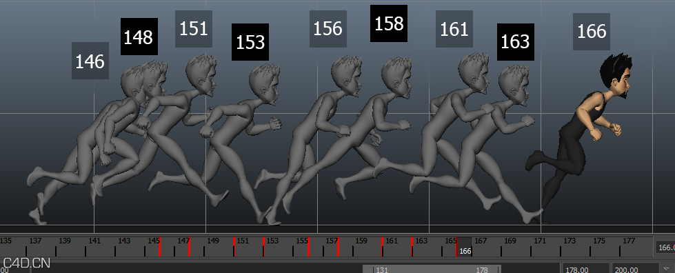 [Maya教程]Maya制作流畅路径动画教程 - C4D之家 - newrunningposes.png