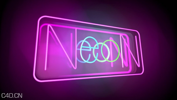 C4D霓虹灯材质动画制作教程Creating a Neon Sign with C4D - C4D之家 - Cinema-4D-How-to-Create-a-Neon-Sign-Tutorial.jpg