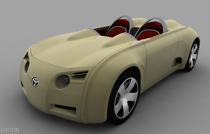 丰田混合动力汽车C4D模型 Toyota - C4D之家 - cinema4d_ 2015-04-20 23.57.58.jpg