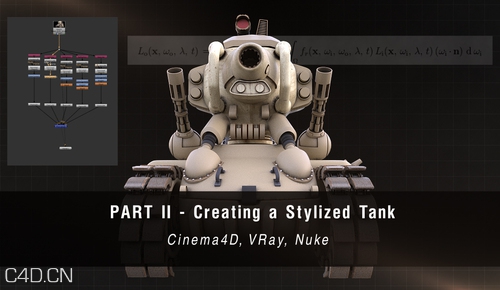 C4D坦克3D模型制作流程教程 Tank Creation Volume 1 - 2 - CGcircuit - C4D之家 - 1414008062_500.jpg