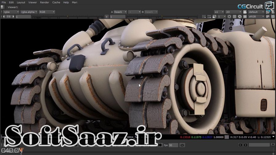 C4D坦克3D模型制作流程教程 Tank Creation Volume 1 - 2 - CGcircuit - C4D之家 - 18.jpg