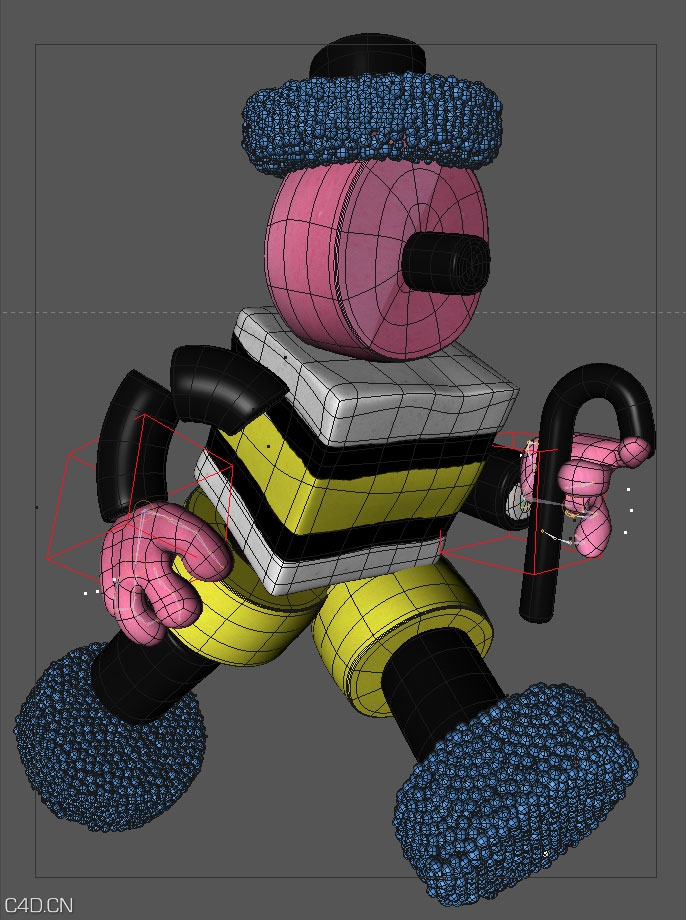 C4D木偶形象/糖果包装作品 Bertie Bassett - C4D之家 - Bertie-Bassett_Wire.jpg