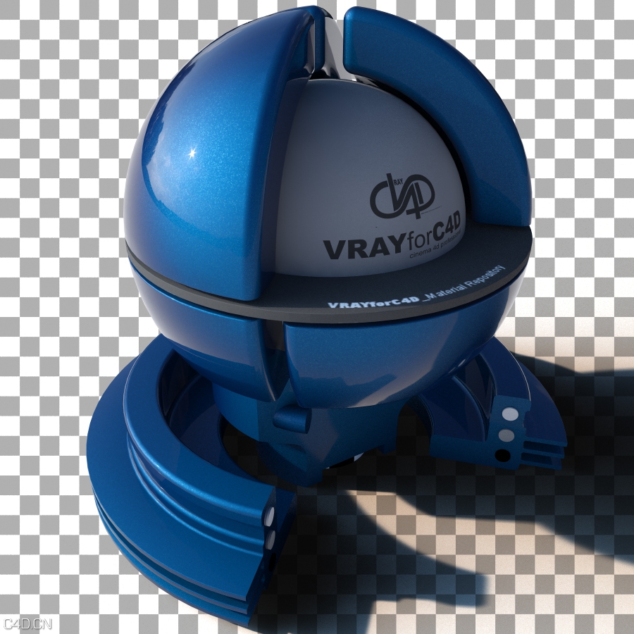 C4D VRAY汽车材质预设合集 New in VRayforC4D 1.8 – VRay Car Paint Mtl - C4D之家 - 1.jpg