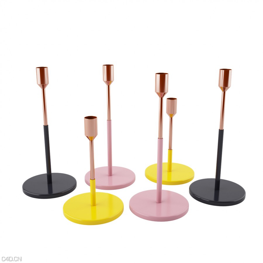 铜烛台C4D模型 Copper Candle Holders by Jansen+Co - C4D之家 - copper-candle-holders-by-jansen-co-900x900.jpg