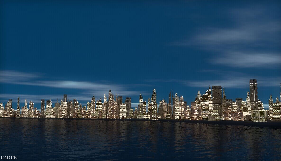 海边城市夜景C4D模型 Seaside city at night - C4D之家 - 130628hzyvegyqlfezvffm.jpg