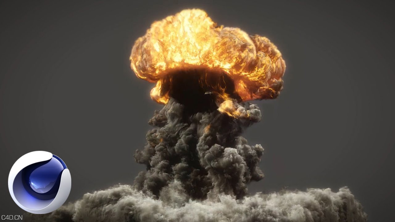 C4D使用TFD制作爆炸特效教程 the explosion in cinema 4d using Turbulence fd - C4D之家 - maxresdefault.jpg