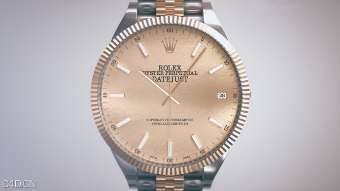 C4D劳力士手表渲染作品 ROLEX DATEJUST 41 WATCH TIME-LAPSE - C4D之家 - Cinema-4D-Rolex-DateJust-41-Watch-Time-Lapse-1.jpg