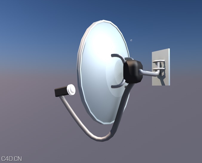 卫星接收器C4D模型 satellite dish - C4D之家 - cinema4d_ 2016-05-30 18.34.21.jpg