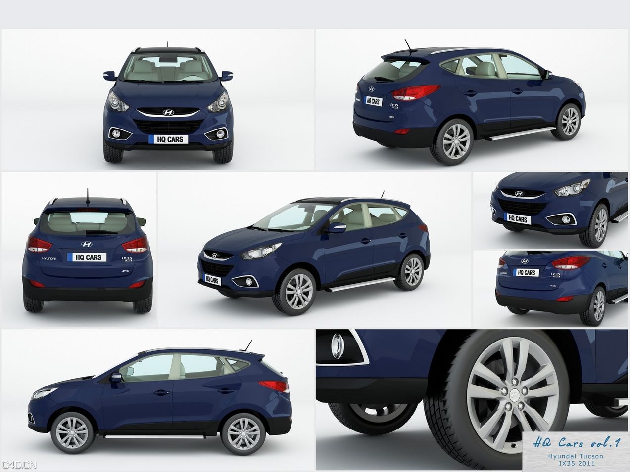 11款C4D高精汽车模型合集 vrayc4d – HQ Cars vol.1 for Cinema4D - C4D之家 - hyundai_tucson_ix35_2011.jpg