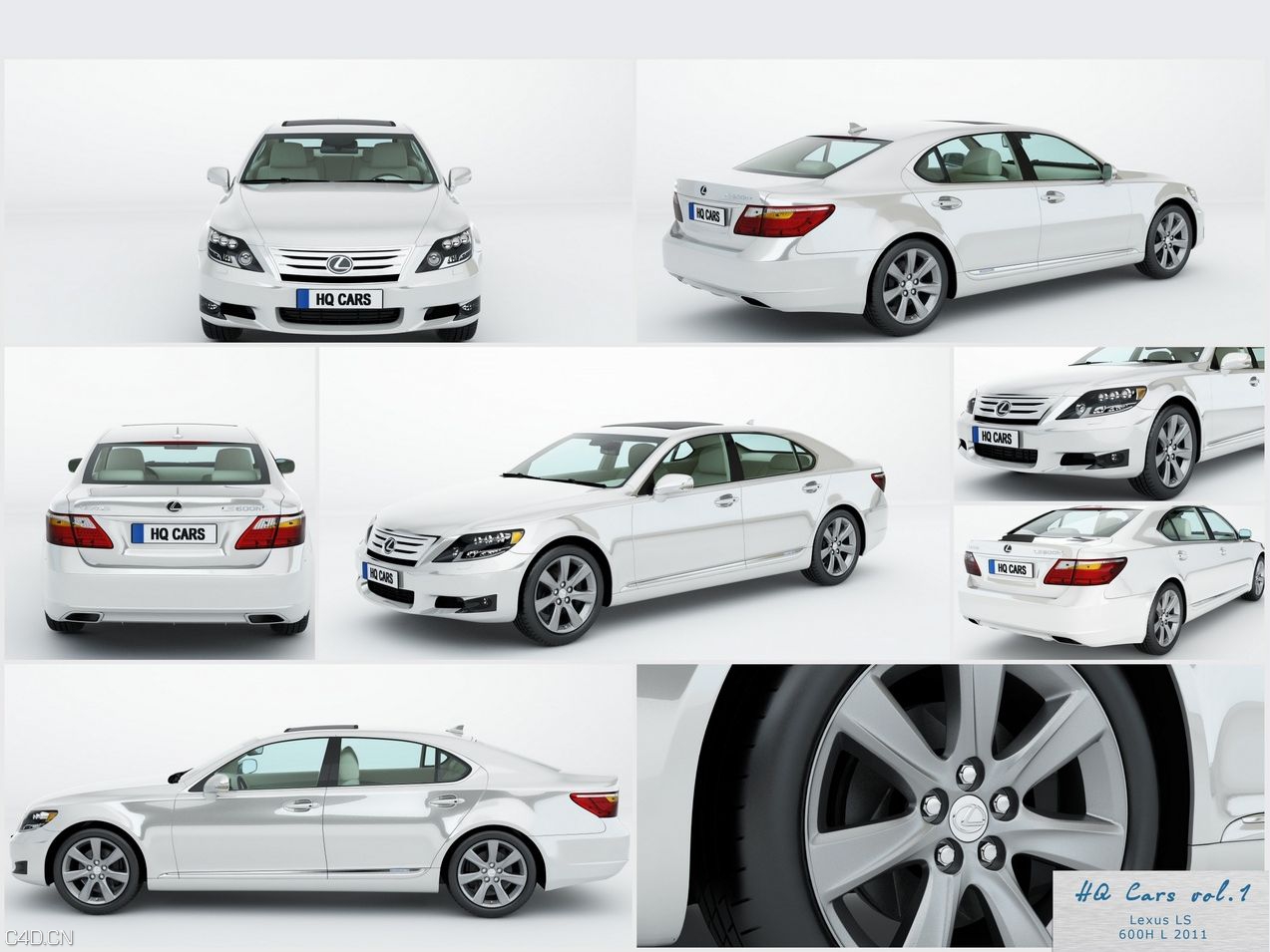 11款C4D高精汽车模型合集 vrayc4d – HQ Cars vol.1 for Cinema4D - C4D之家 - lexus_ls_600h_l_2011.jpg