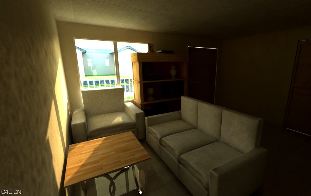 C4D室内建模视频教程 Cinema4D - Modeling 3D House - C4D之家 - Cinema4D - Modeling 3D House.jpg