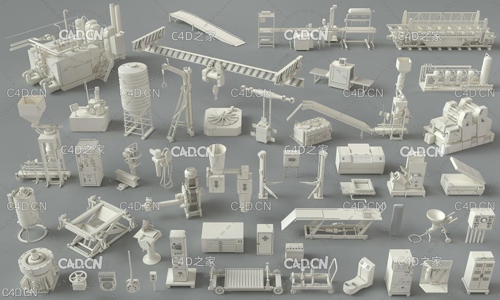 49个工厂车间器械设备模型合集 Cgtrader-Factory Units-part-3 - 49 pieces 3D model - C4D之家 - 2020011607441020.jpg