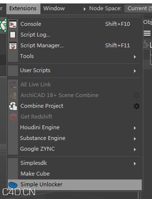 SimpleUnlocker——插件方式解密c4d xpresso受保护节点 - C4D之家 - 01.jpg