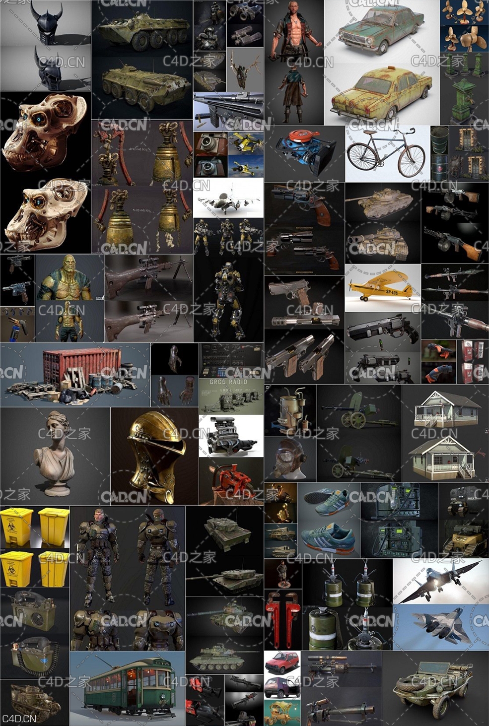 电影游戏模型合集（MAX）PBR Game 3D-Models Bundle April 2020 - C4D之家 - 1586002494_777.jpg