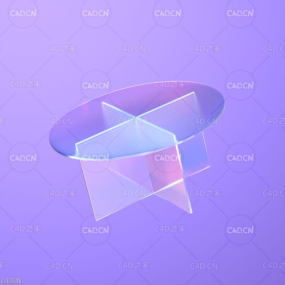 组合玻璃桌子动画 Iridescent Table - Cinema 4D / Redshift - C4D之家 - DispersionTable0080.jpg