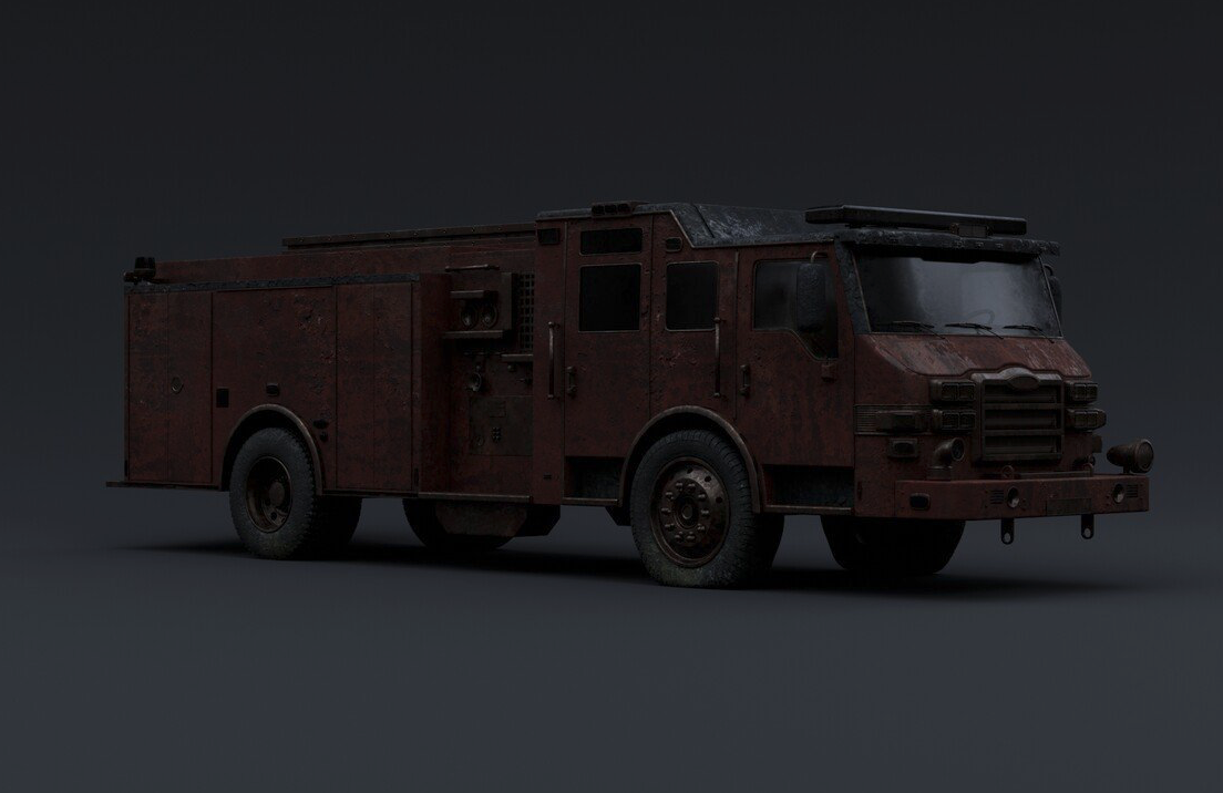 破旧的消防车C4D模型Firetruck - C4D之家 - 屏幕快照 2022-04-04 下午9.13.12.png