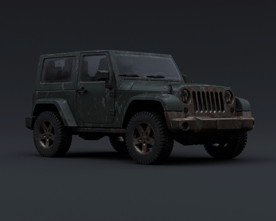 破旧的两门吉普车牧马人汽车C4D模型Jeep - C4D之家 - 屏幕快照 2022-04-04 下午9.38.15.png