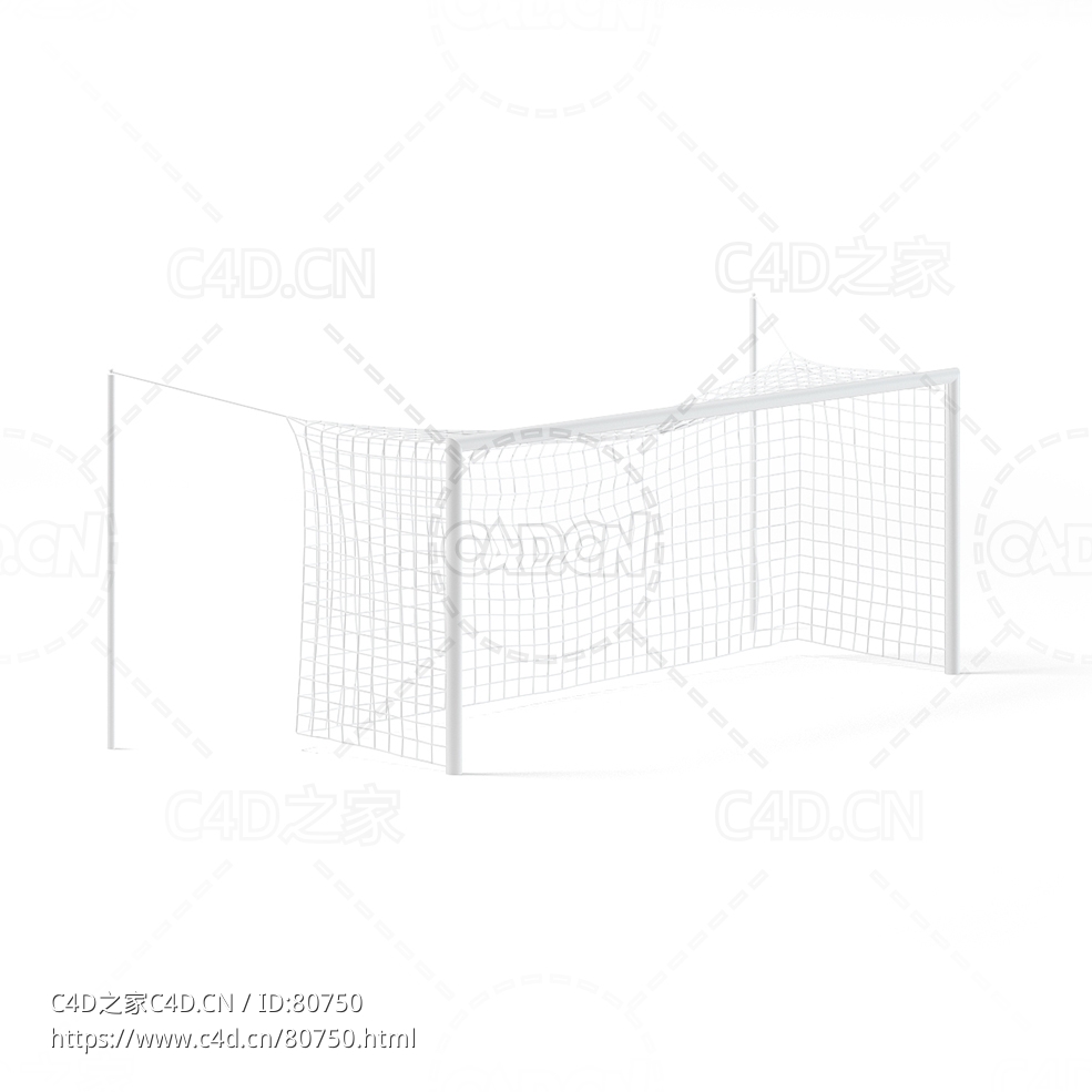 足球进球网C4D模型下载 - C4D之家 - 05.jpg