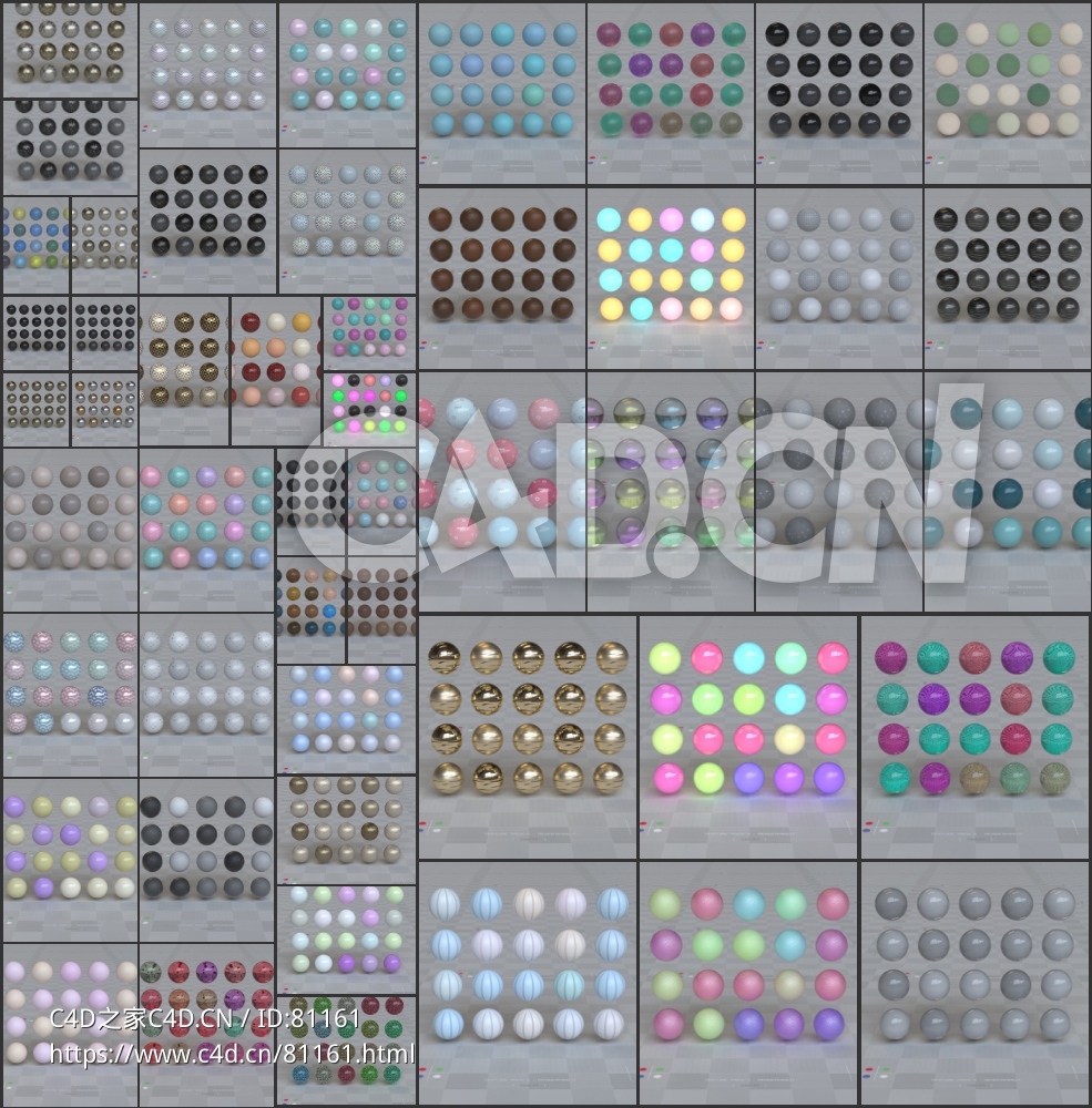 150个C4D OC动态设计材质预设 Octane Texture Pack 5 Motion Design - C4D之家 - 3.jpg