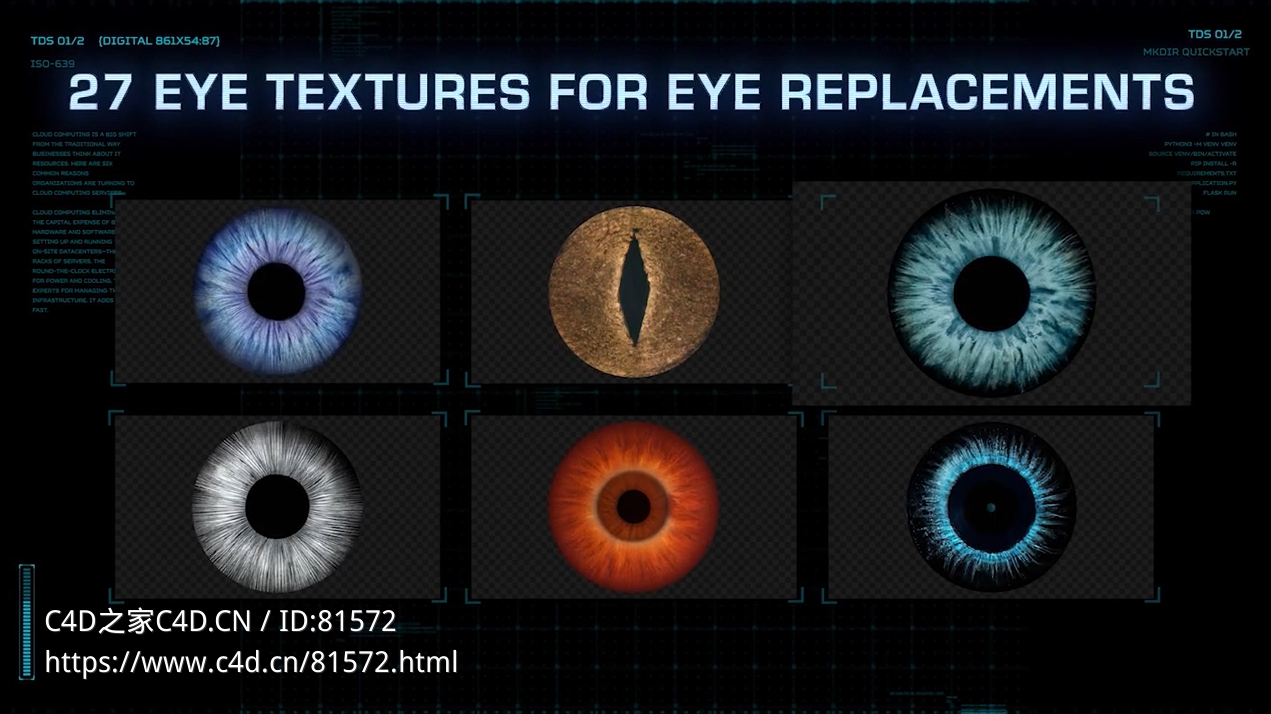 ActionVFX – 27 Eye Textures27幅人物动物眼球虹膜贴图素材 - C4D之家 - 屏幕快照 2023-07-25 下午3.55.56.png