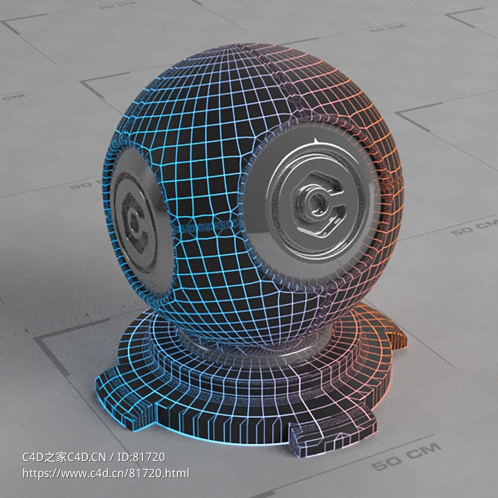 线框线描效果Cy4D Polygon Wireframe - C4D之家 - 015.jpg