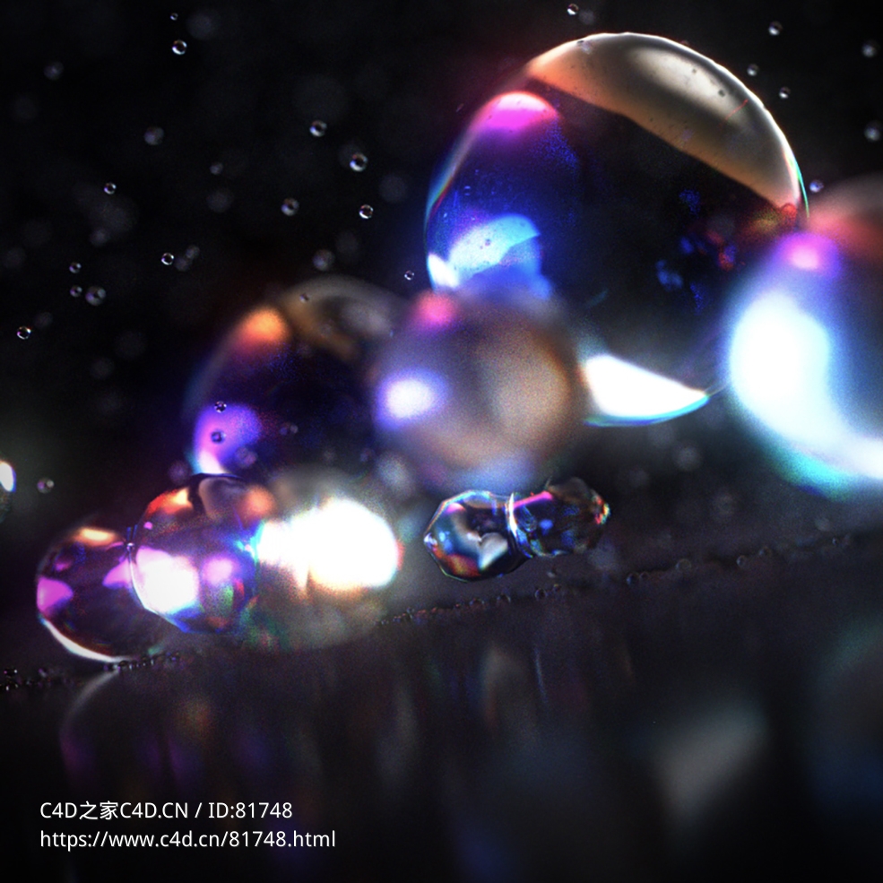 动力学水滴Dynamics Waterdrops R16-R21 (X-Particles/Cycles 4D) - C4D之家 - 031.jpg