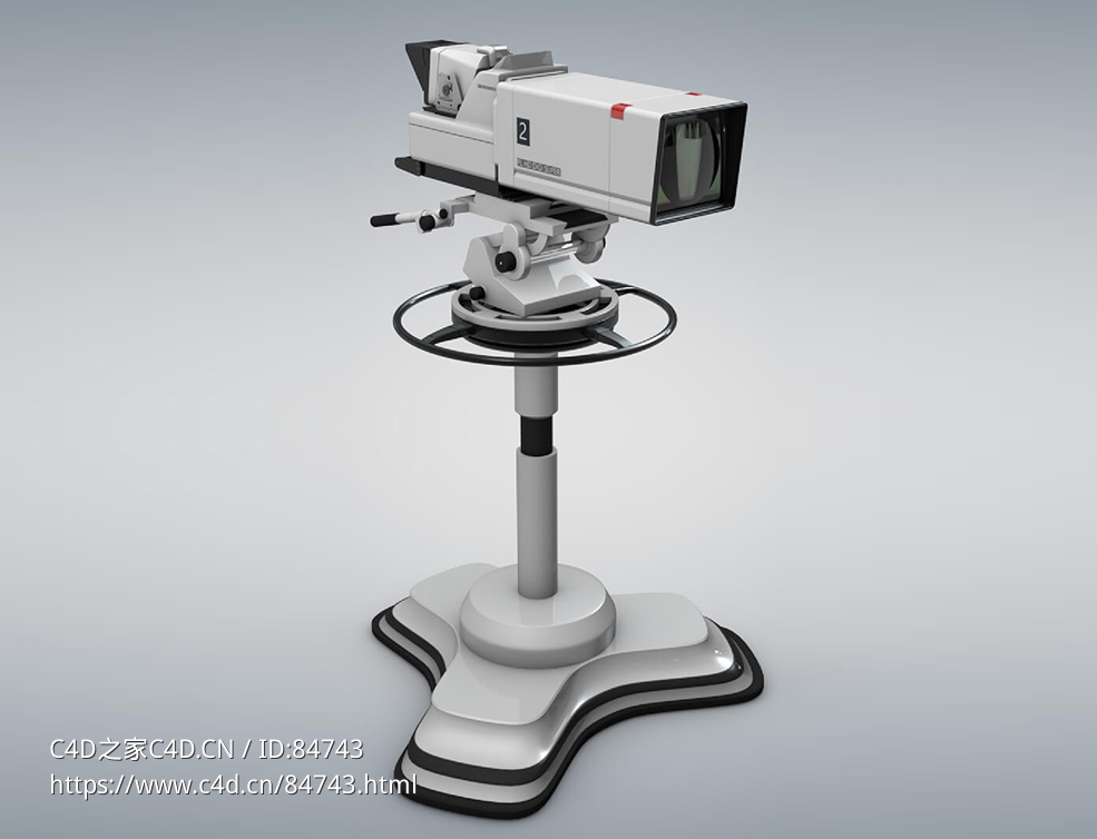 电视摄像机c4d模型下载TV Camera - C4D之家 - Free-3D-Model-Video-Camera-Broadcast-TV-Live-4.jpg