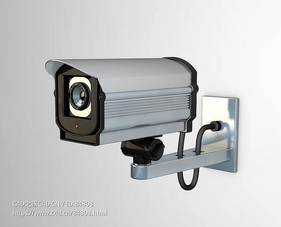 安全监控摄像头模型3D Model Security Camera - C4D之家 - Free-3D-Model-Security-Camera-4.jpg.jpg