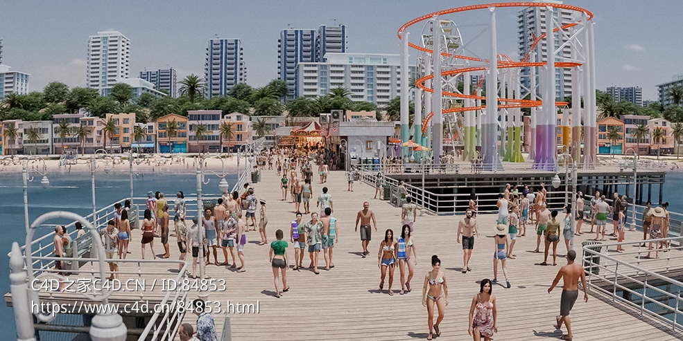 夏日海滩泳装比基尼人物角色Blender模型Summer Pack – People Set - C4D之家 - carrousel4.jpg