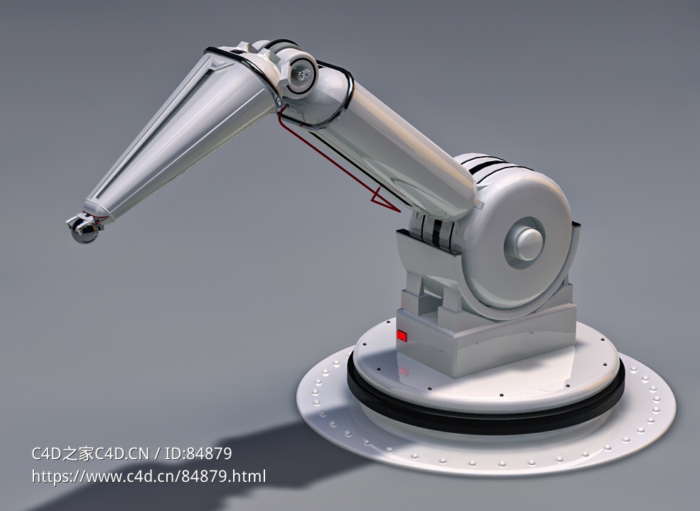 机械手臂动画c4d模型免费下载Robot Arm - C4D之家 - Robot-Arm.jpg