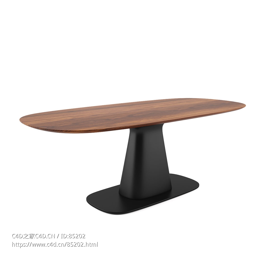 餐桌家用餐桌（Rolf Benz品牌）3D模型素材下载Dining Table by Rolf Benz - C4D之家 - 0078.jpg