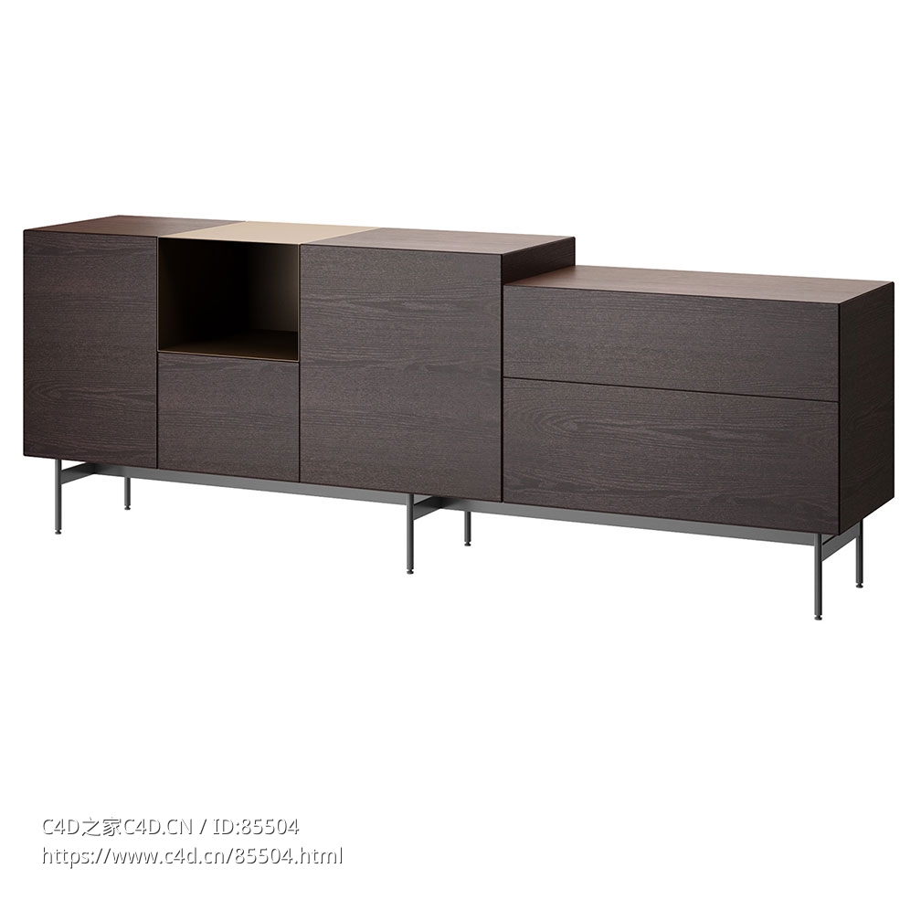大道17L柜子MD House品牌储物柜3D模型素材下载Avenue Cabinet 17 L by MD House - C4D之家 - 0346.jpg