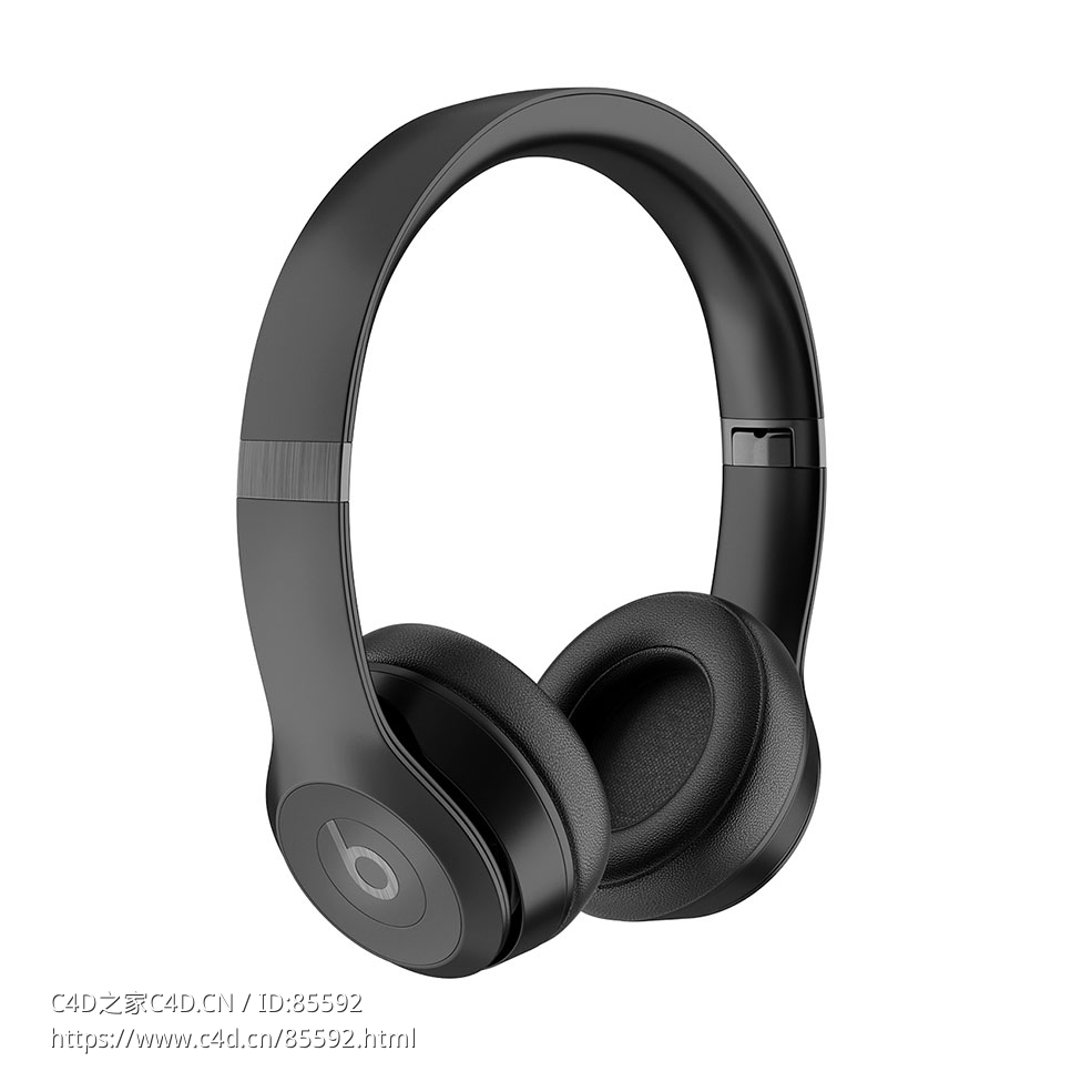 Beats第四代无线耳机3D模型素材下载Beats Solo 4 Wireless Headphones by Beats - C4D之家 - 0418.jpg