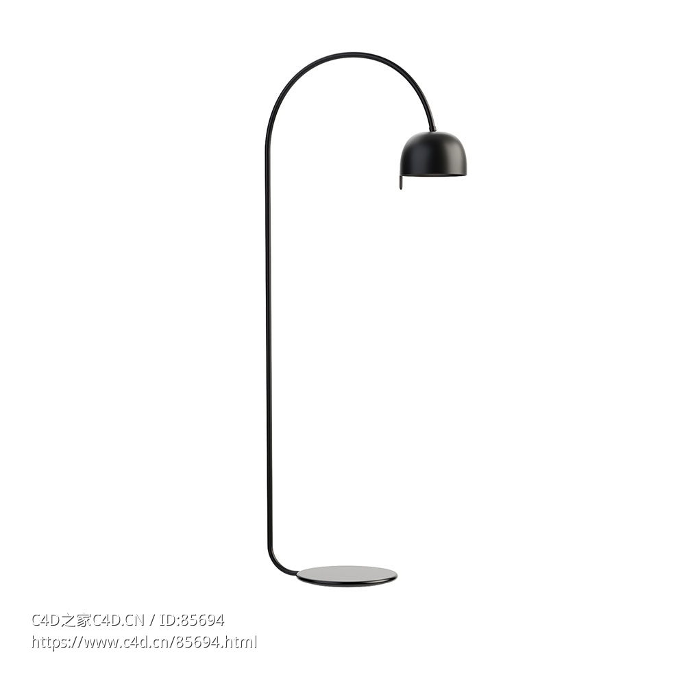 鲍勃LED落地灯装饰照明3D模型素材下载Bob LED Floor Lamp by Zero - C4D之家 - 0520.jpg